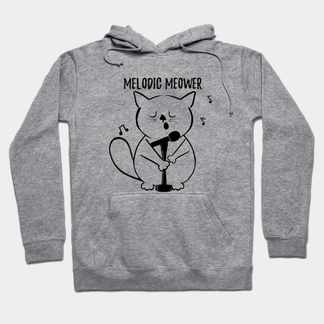 Singer gift / Cat Lover Gifts For Cat People / Singing Hoodie by Saishaadesigns